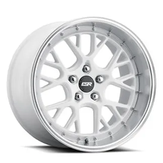 ESR CS11 19X8.5 ET30 (5X112 / 66.6) - Gloss White - Machined Lip